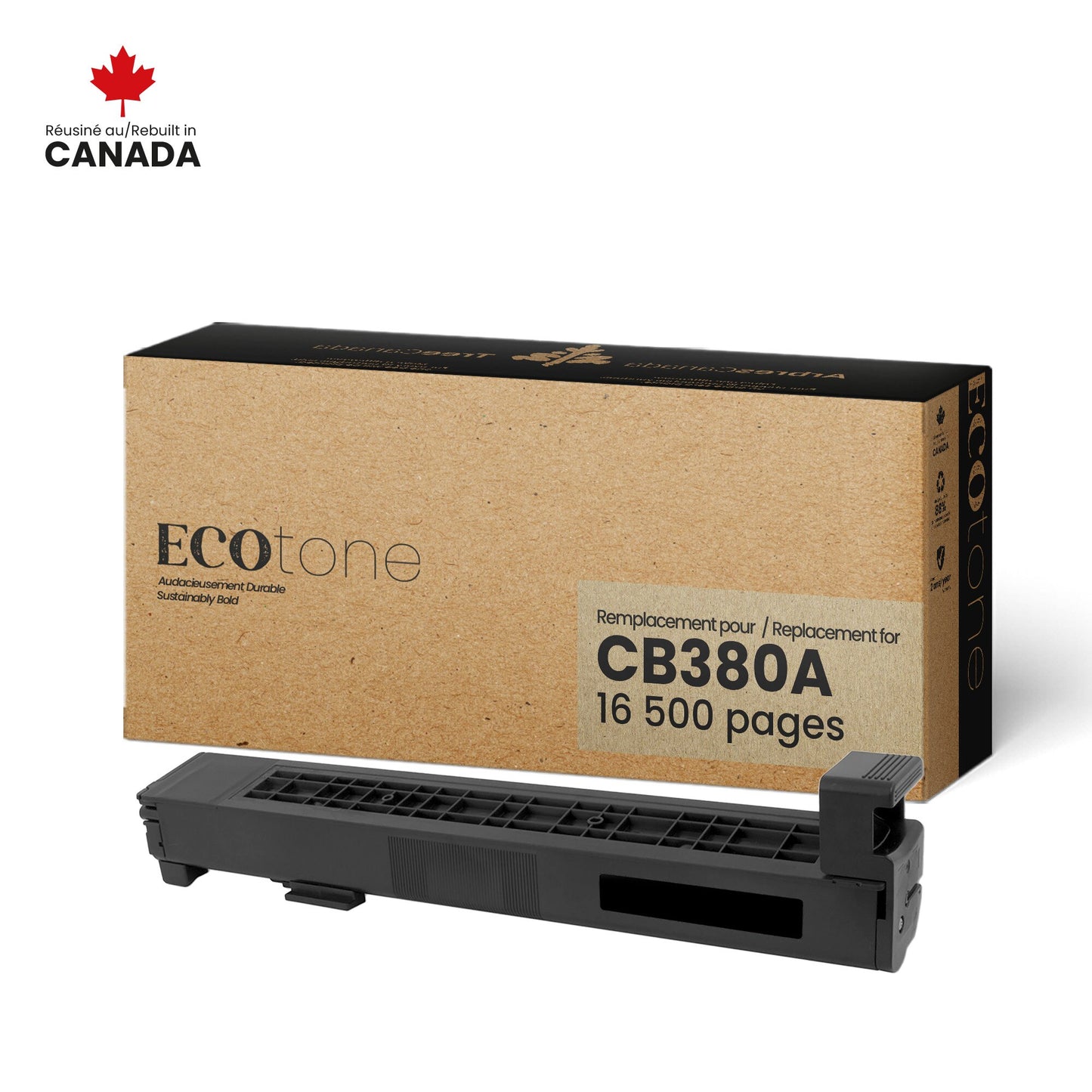 HP CB380A Reman Ecotone Black 16.5K