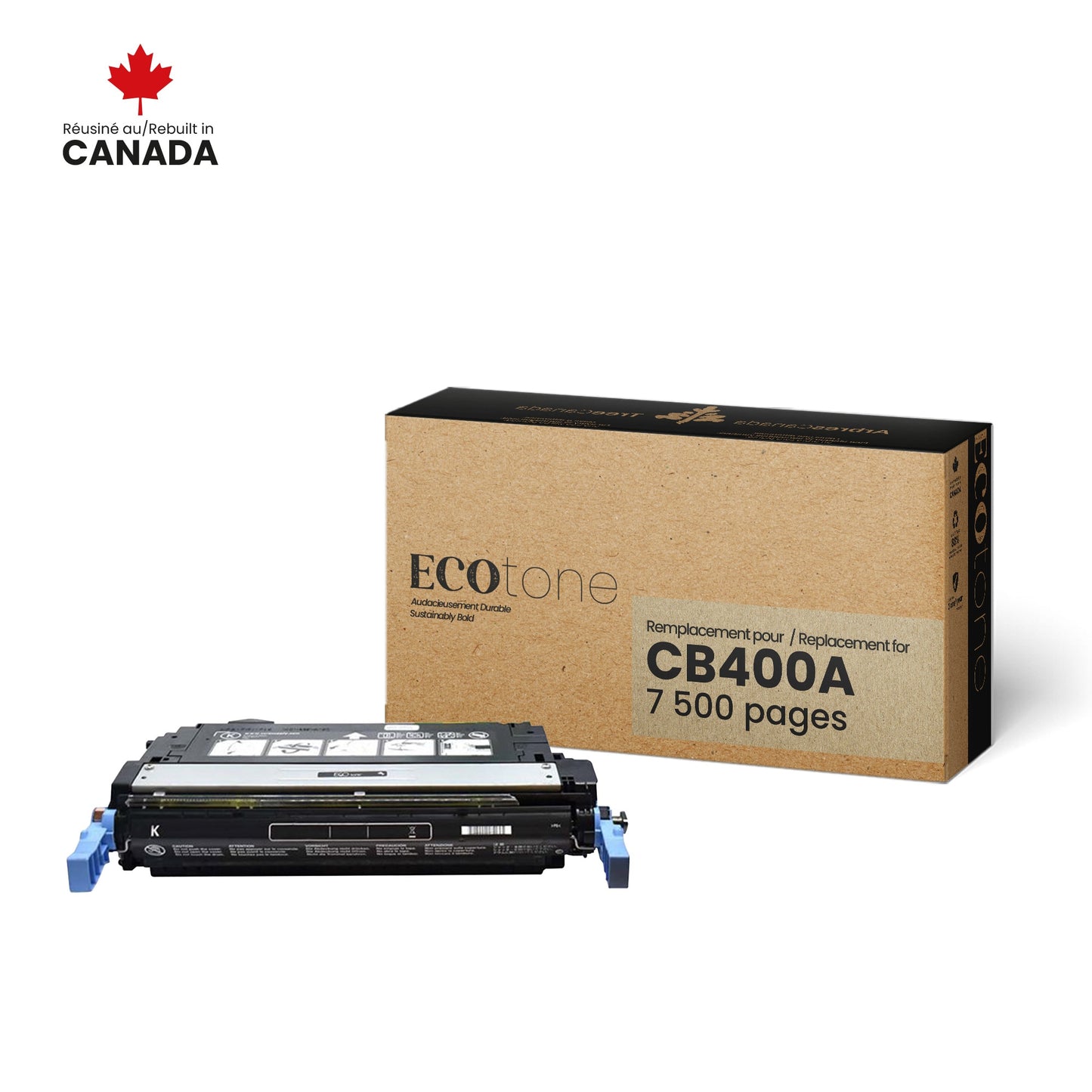 HP CB400A Reman Ecotone Black 7.5K