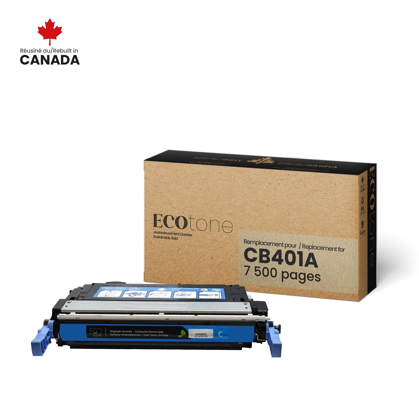 HP CB401A Reman Ecotone Cyan 7.5K