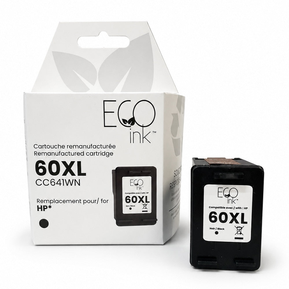 HP No. 60XL CC641 Reman Black EcoInk