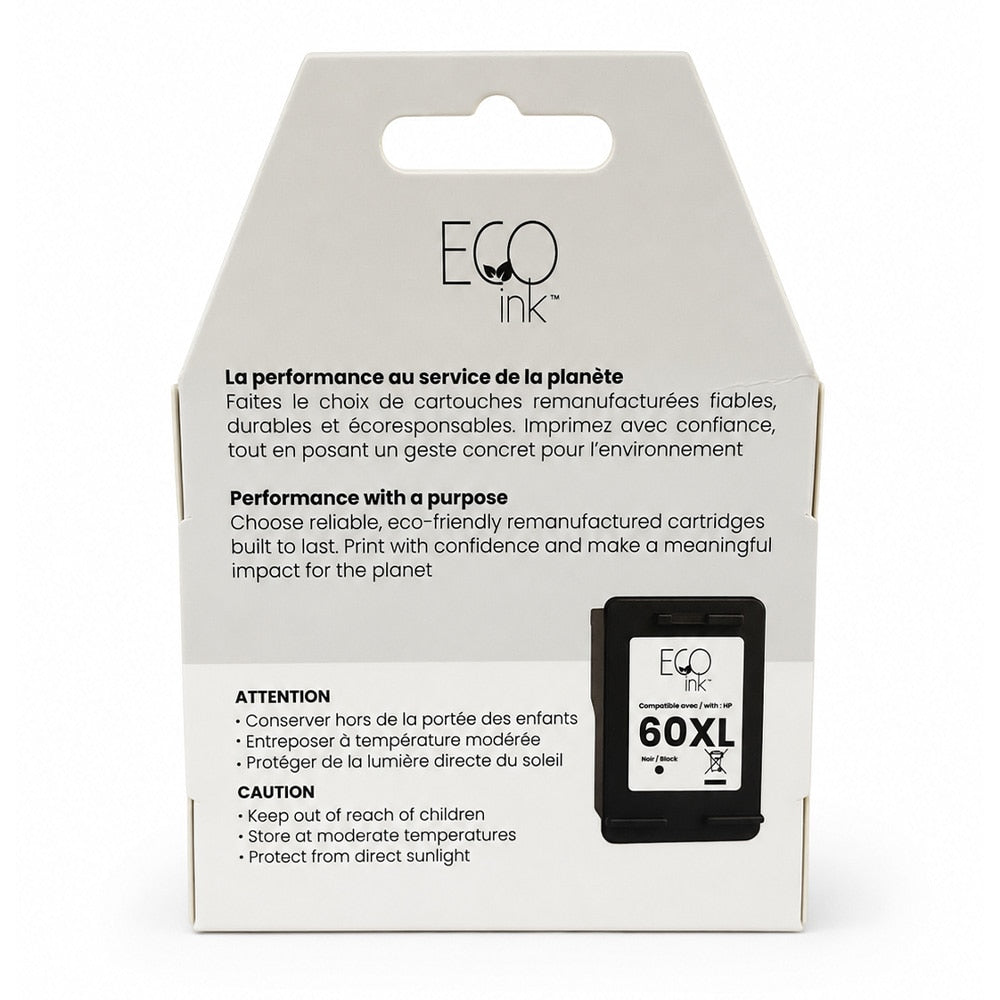 HP No. 60XL CC641 Reman Black EcoInk