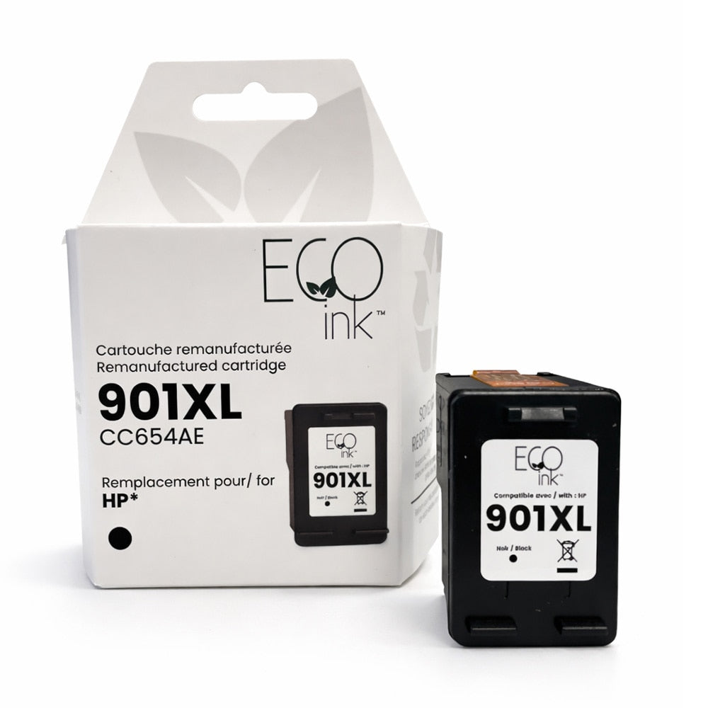 HP No. 901XL CC654A Reman Black EcoInk