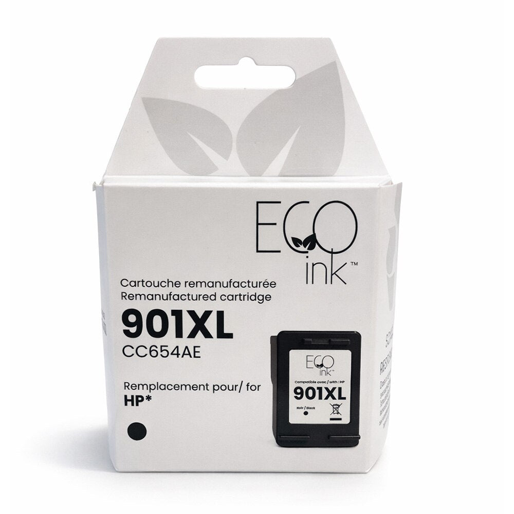 HP No. 901XL CC654A Reman Black EcoInk