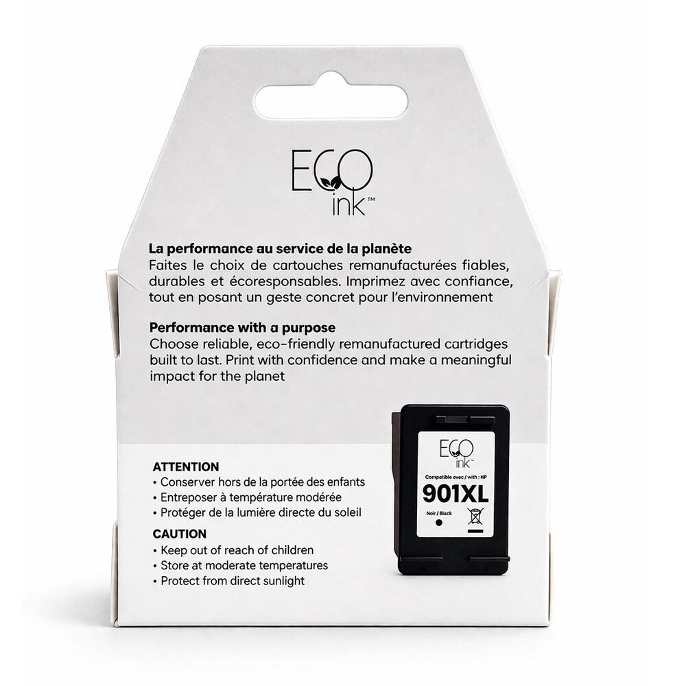 HP No. 901XL CC654A Reman Black EcoInk