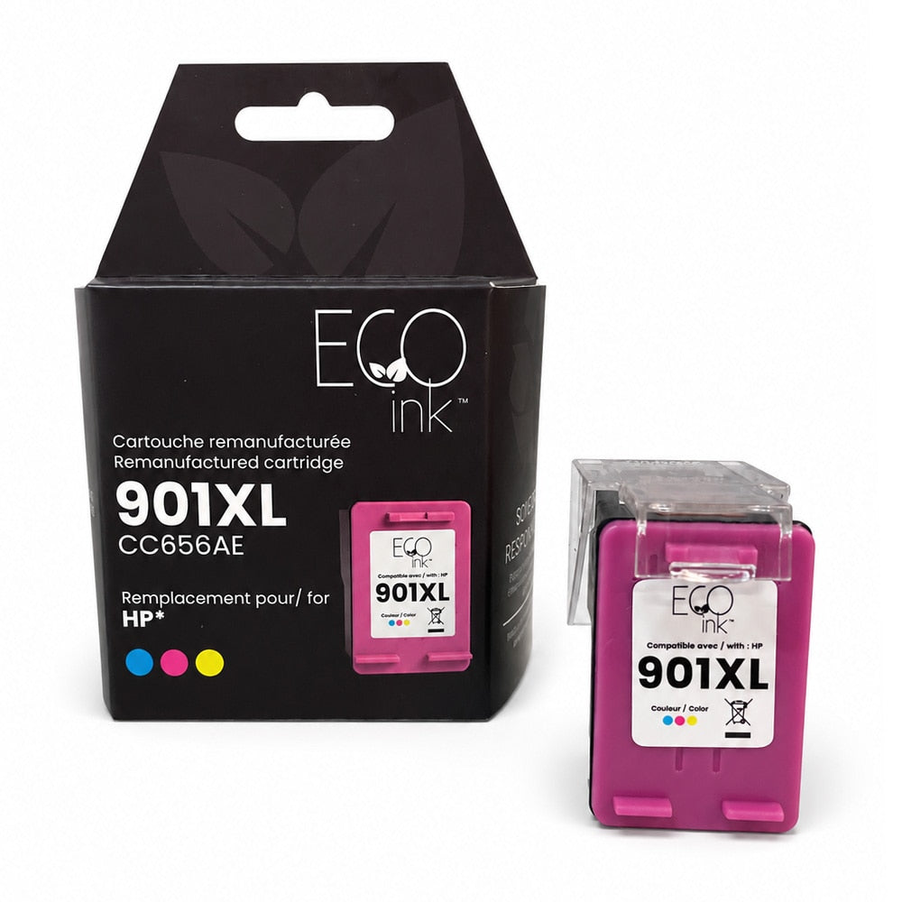 HP No. 901XL CC656A Reman Color EcoInk
