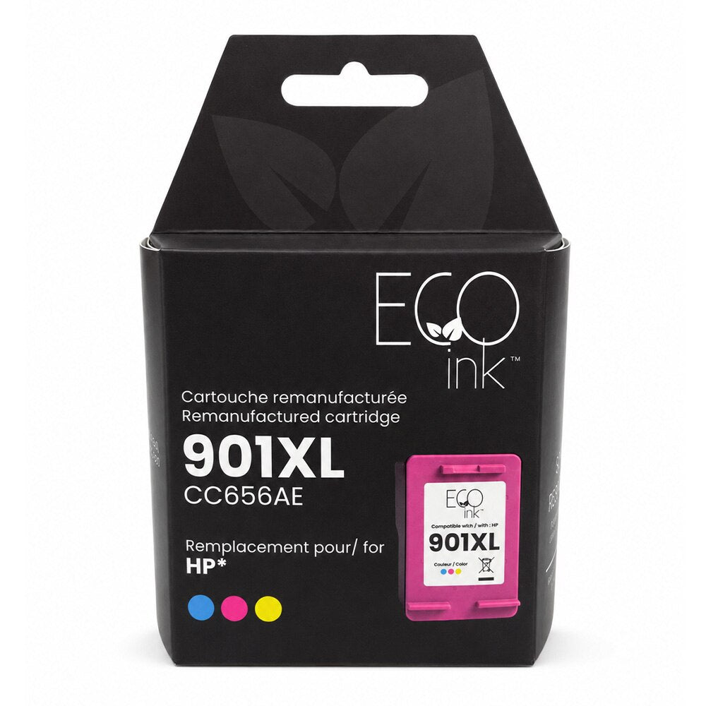 HP No. 901XL CC656A Reman Color EcoInk