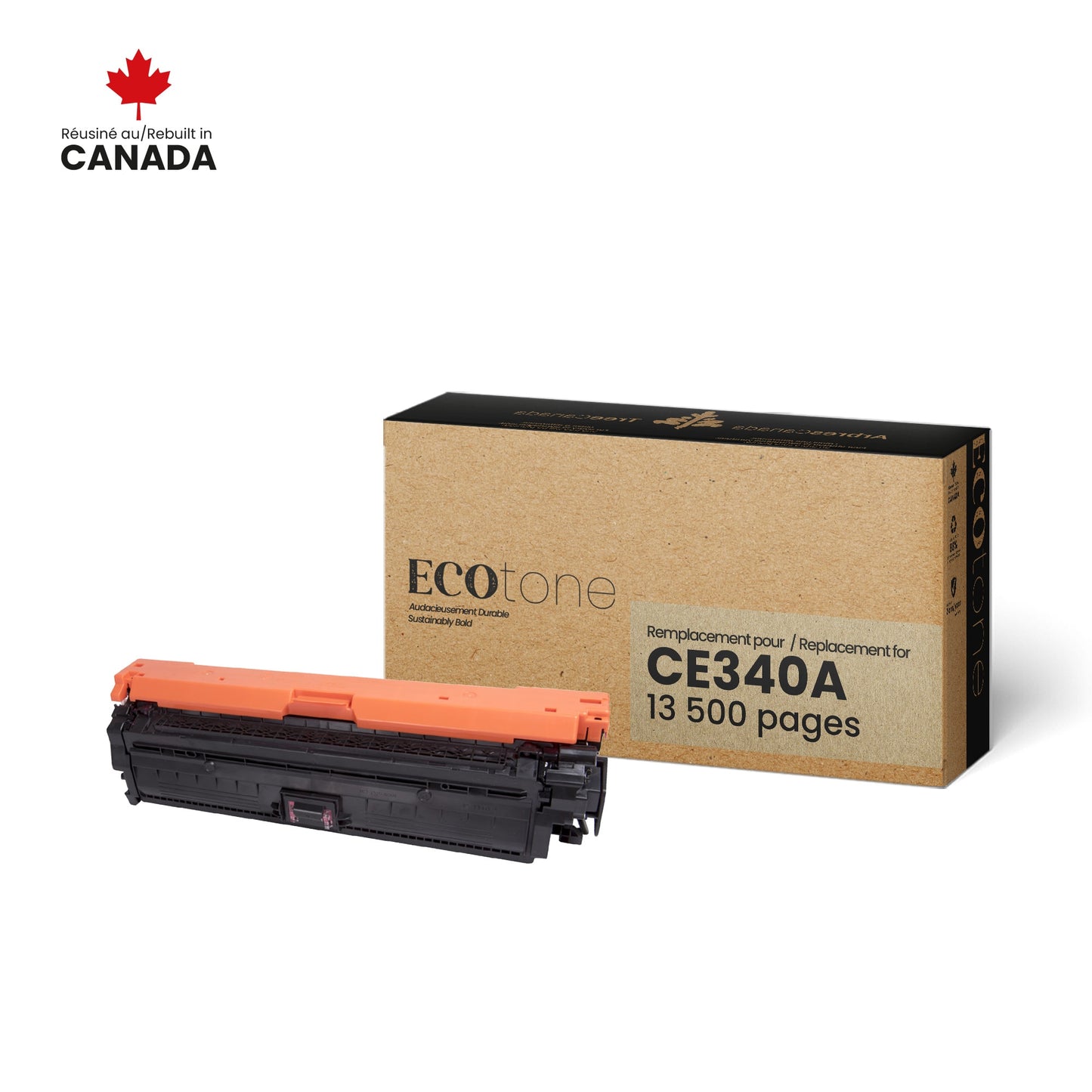 HP CE340A Reman Ecotone Black 13.5K