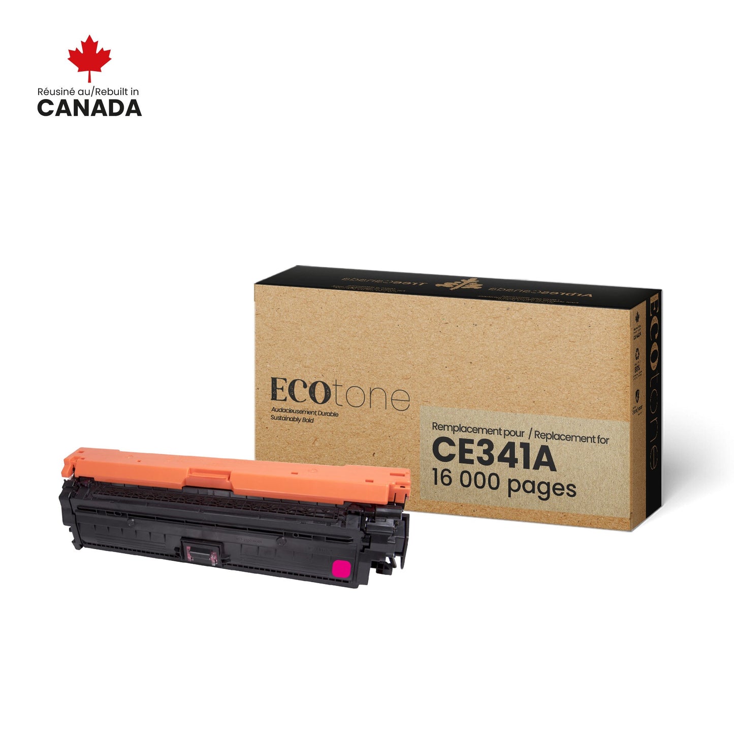 HP CE341A Reman Ecotone Cyan 16K