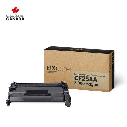 HP CF258A Reman Ecotone 3K (Sans toner level)