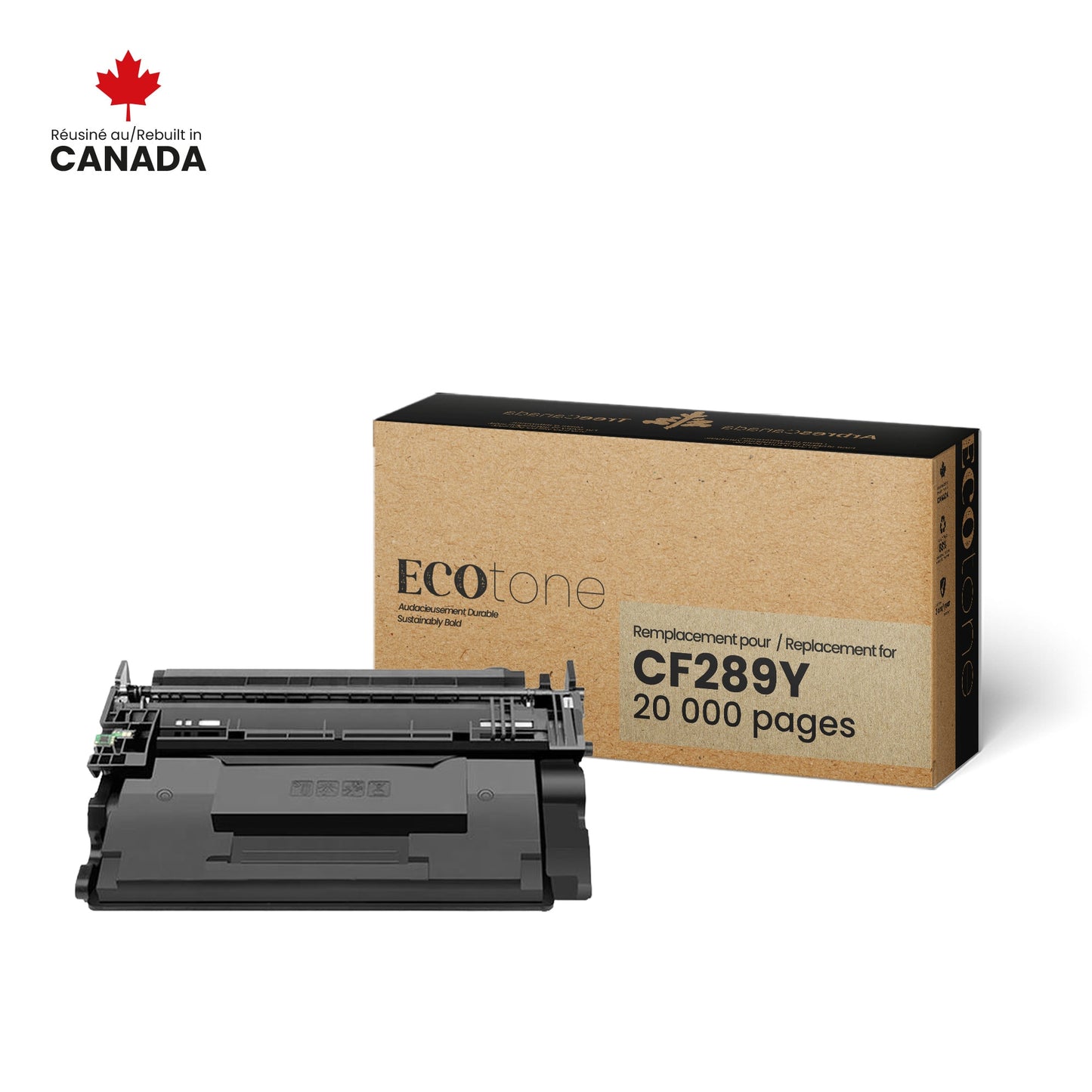 HP CF289Y Reman Ecotone Black 20K (Without toner level)
