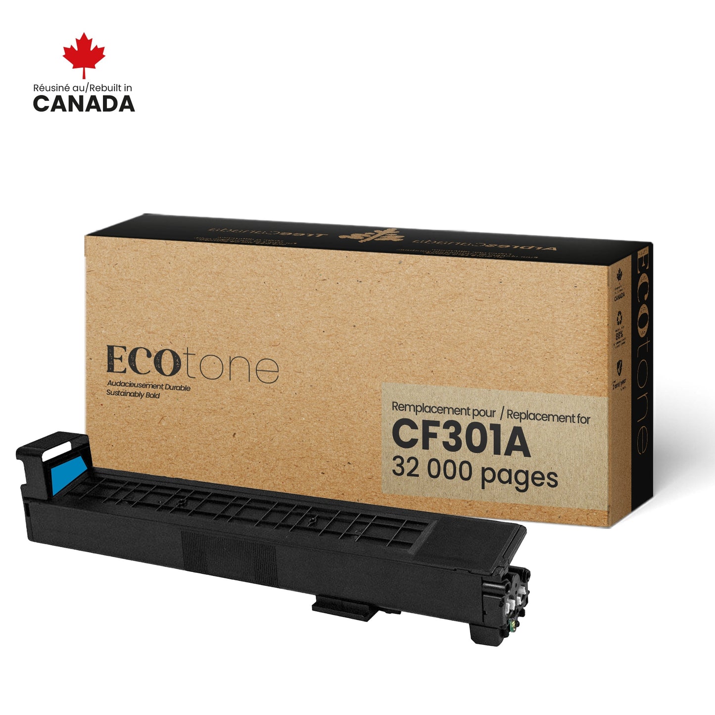 HP CF301A Reman Ecotone Cyan 32K