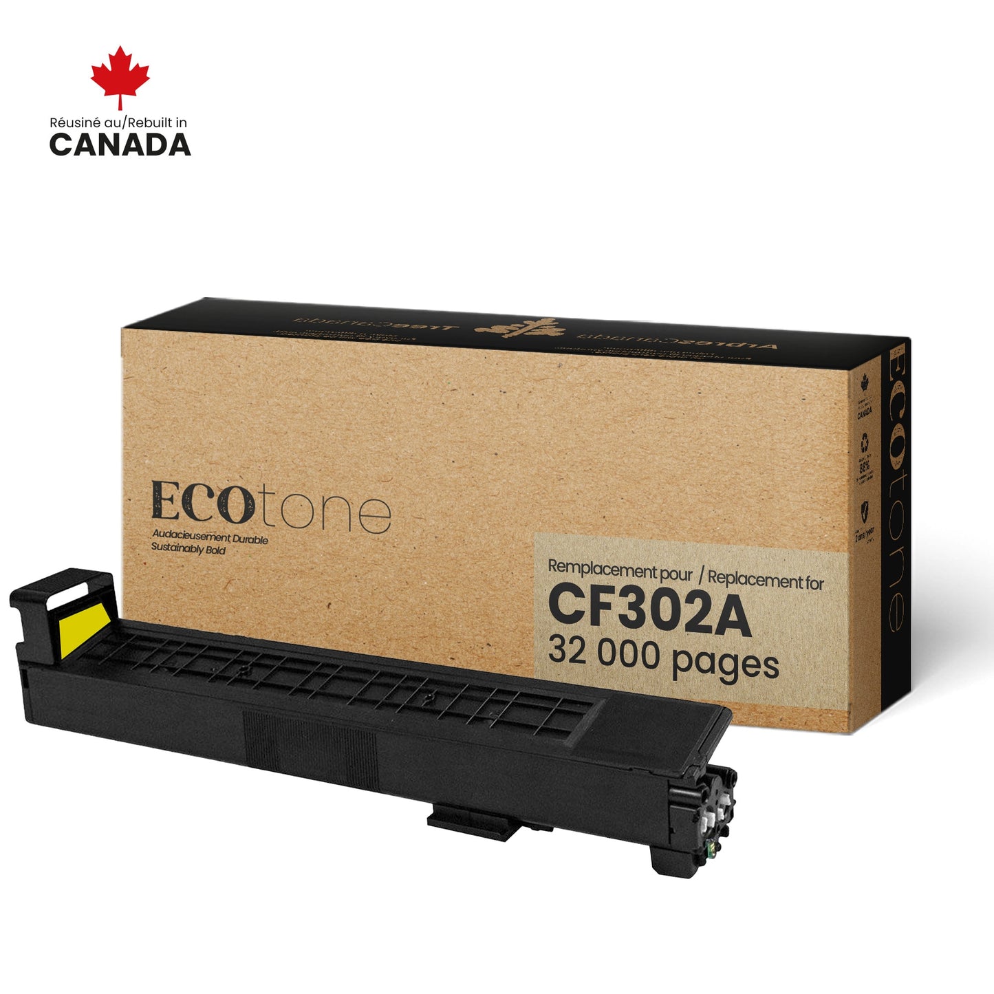 HP CF302A Reman Ecotone Yellow 32K