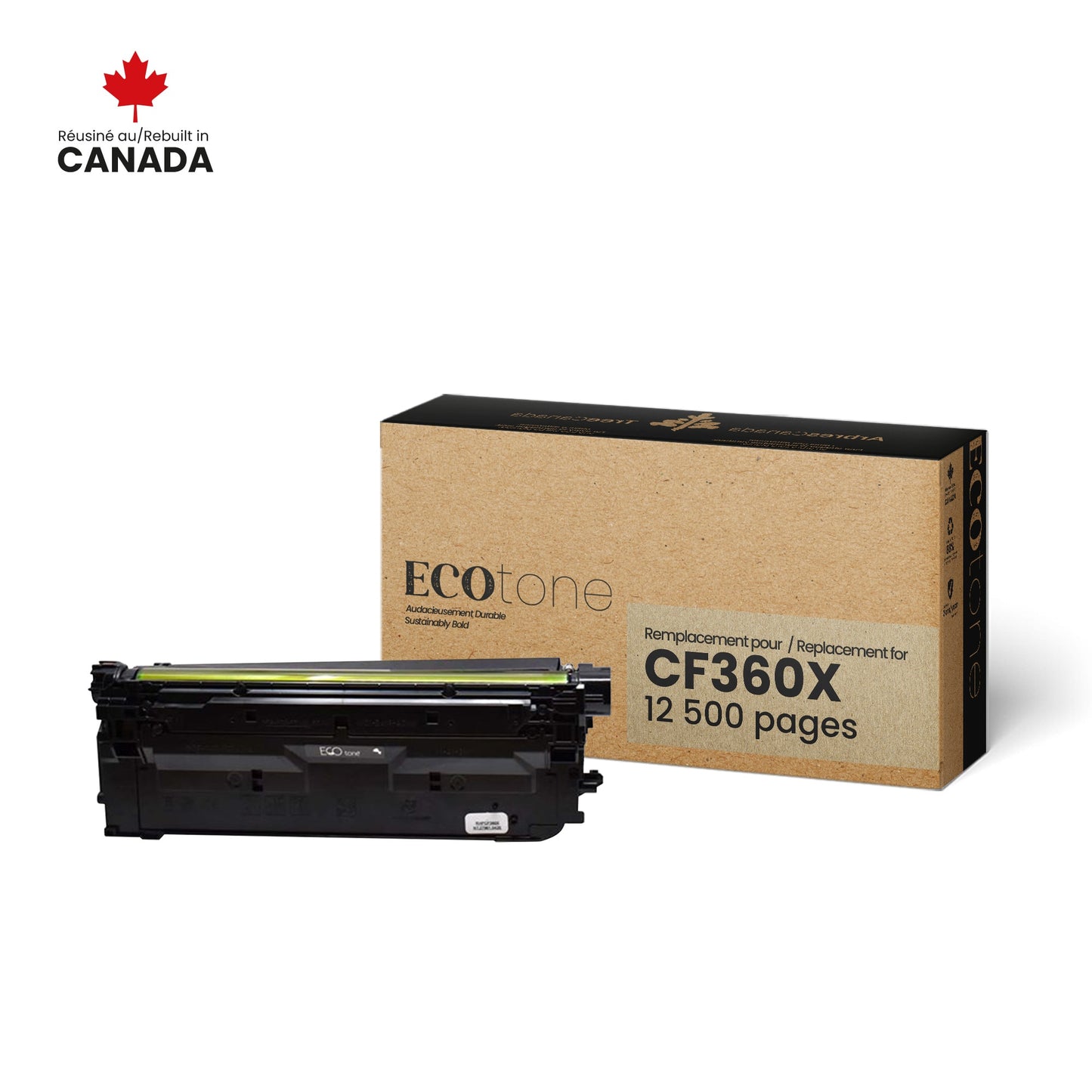 HP CF360X Reman Ecotone Black 12.5K