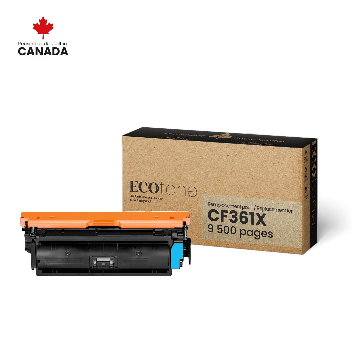 HP CF361X Reman Ecotone Cyan 9.5K