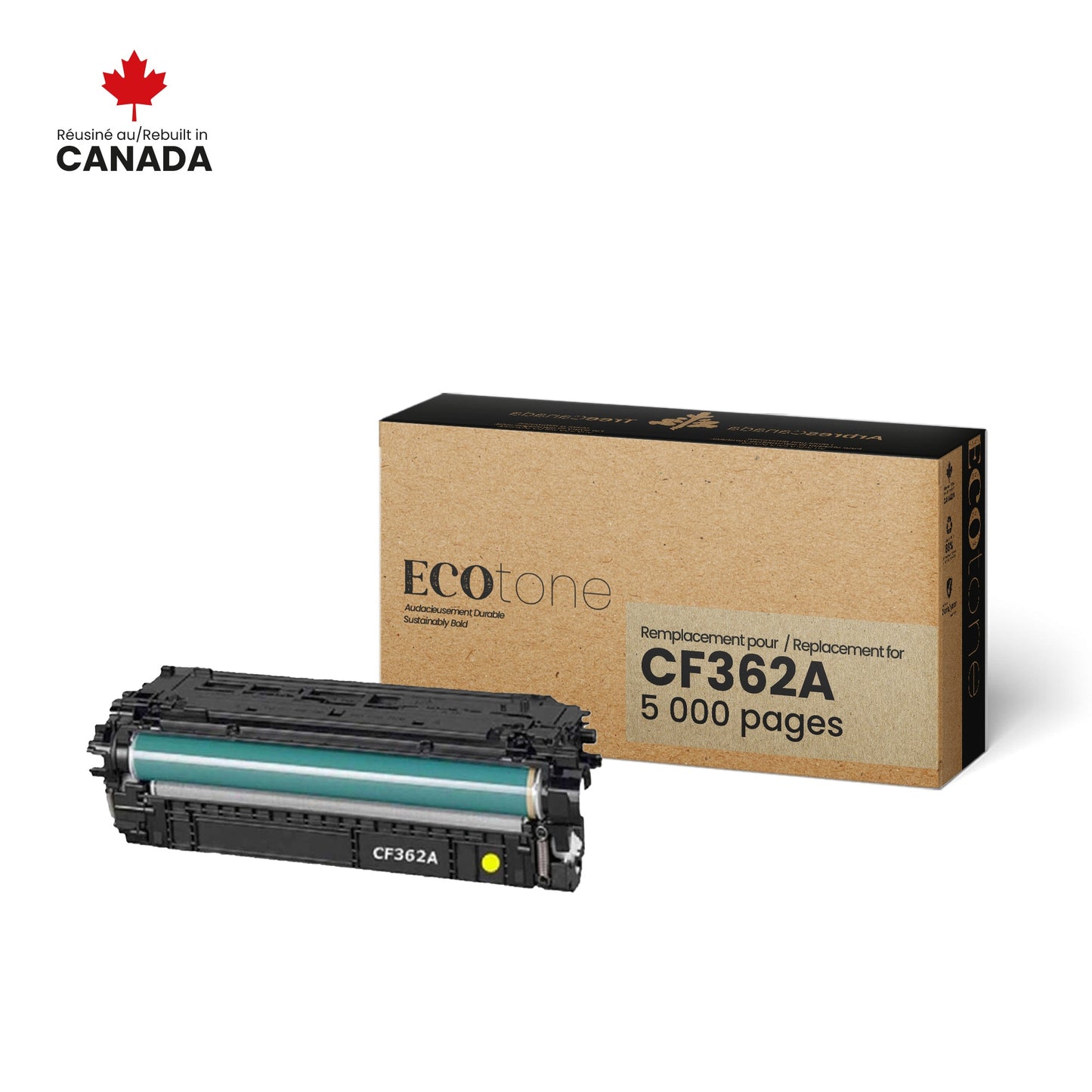 HP CF362A Reman Ecotone Yellow 5K