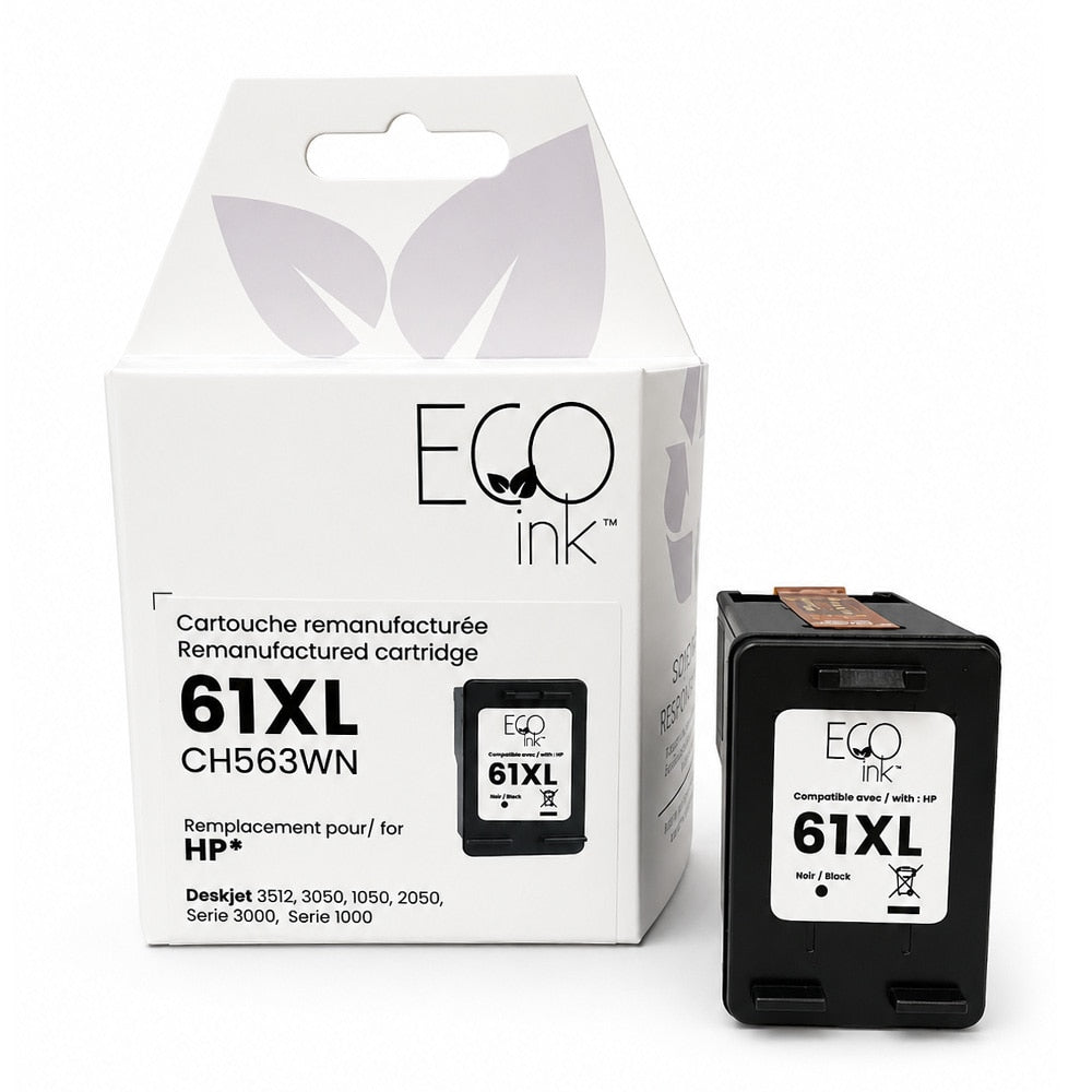 HP No. 61XL CH563WN Reman Black EcoInk