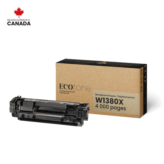 HP W1380X Reman Ecotone Noir 4K (Sans toner level)