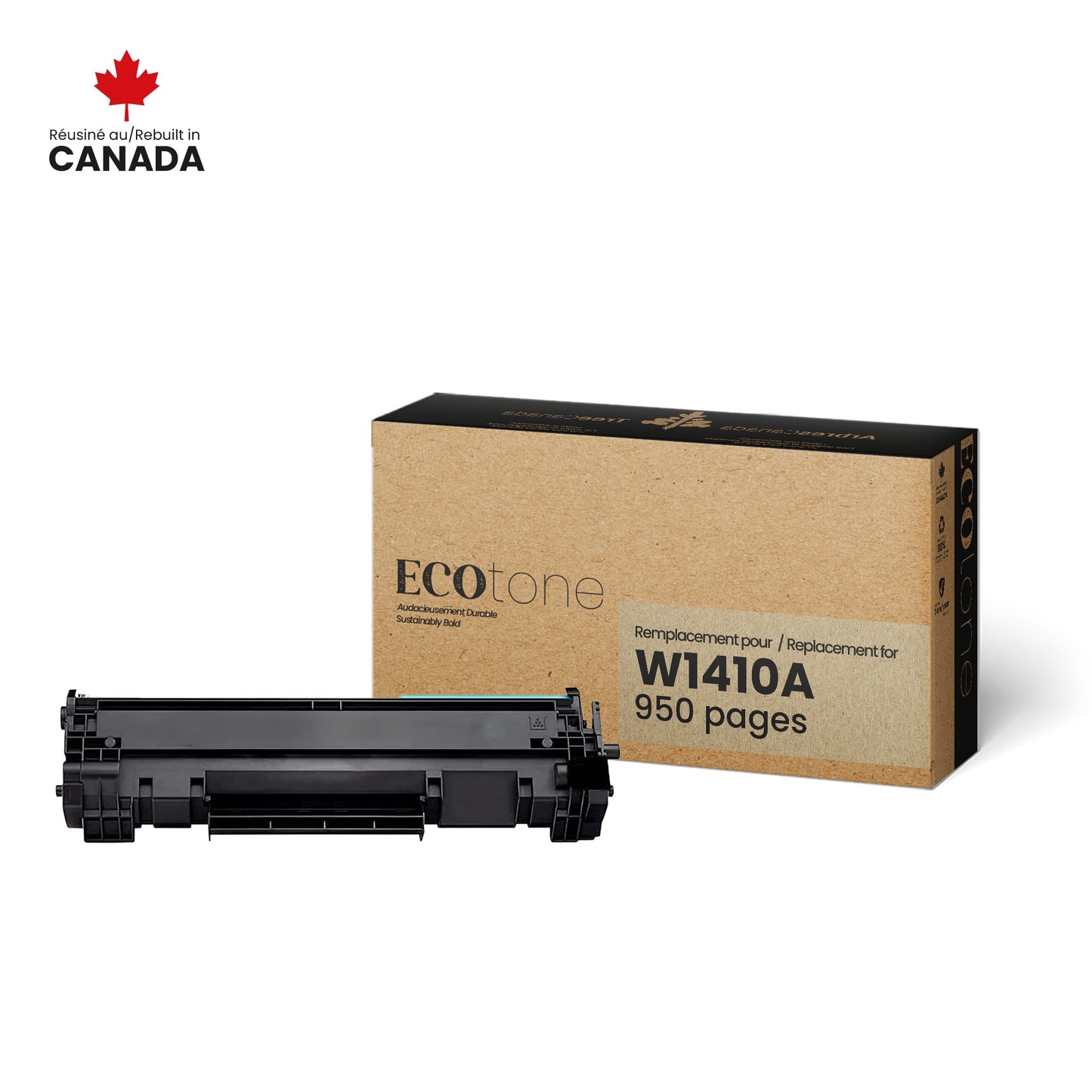 HP W1410A Reman Ecotone Black 950 pages (without toner level)