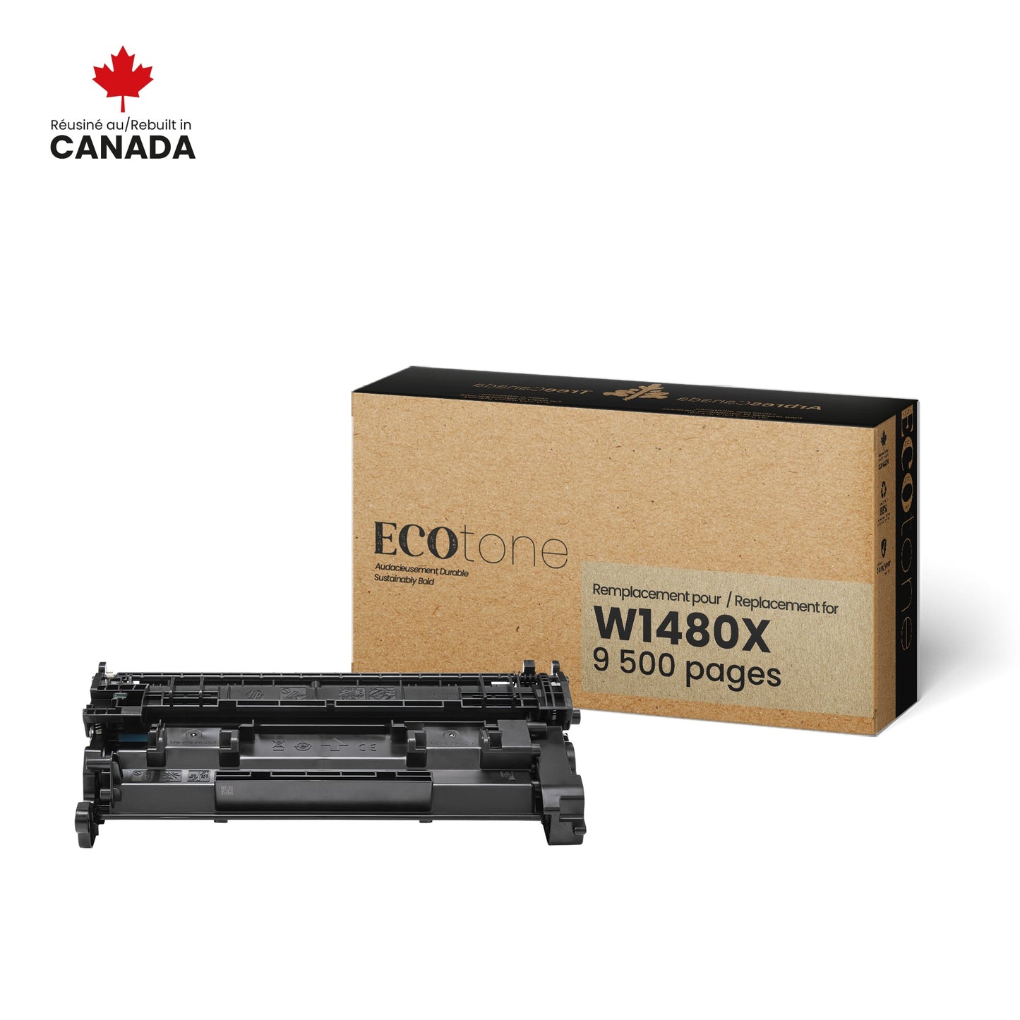 HP W1480X Reman Ecotone Black 9.5K