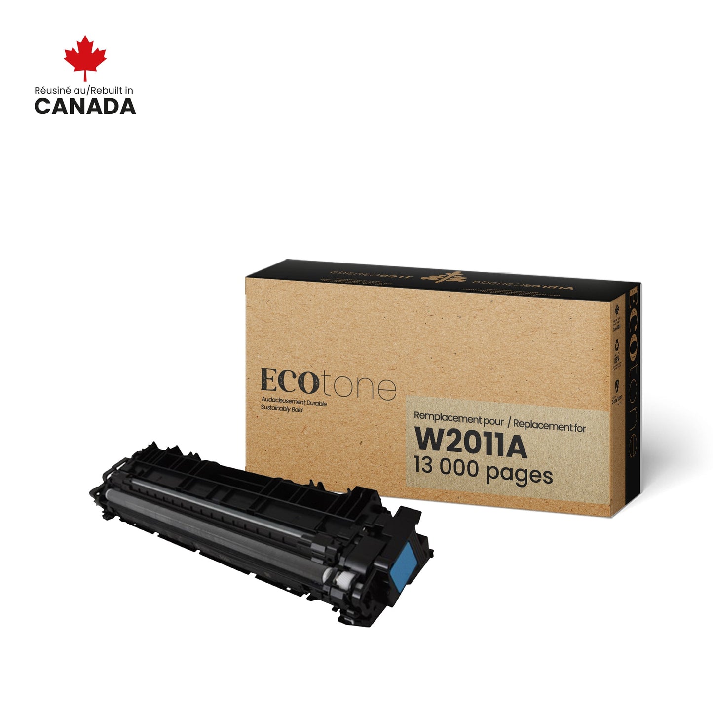 HP W2011A Reman Ecotone Cyan 13K