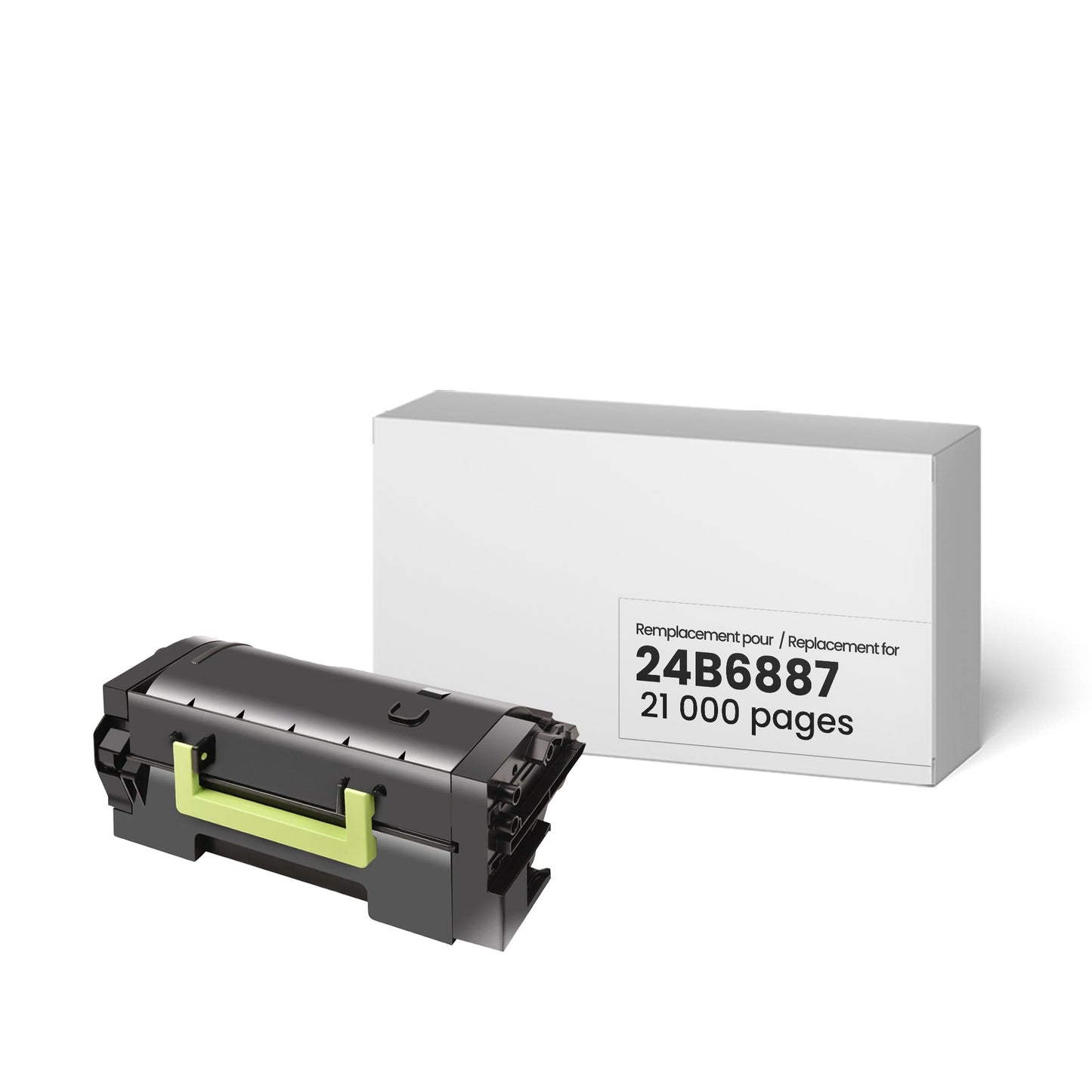 Lexmark 24B6887 Reman White Label Black 21K