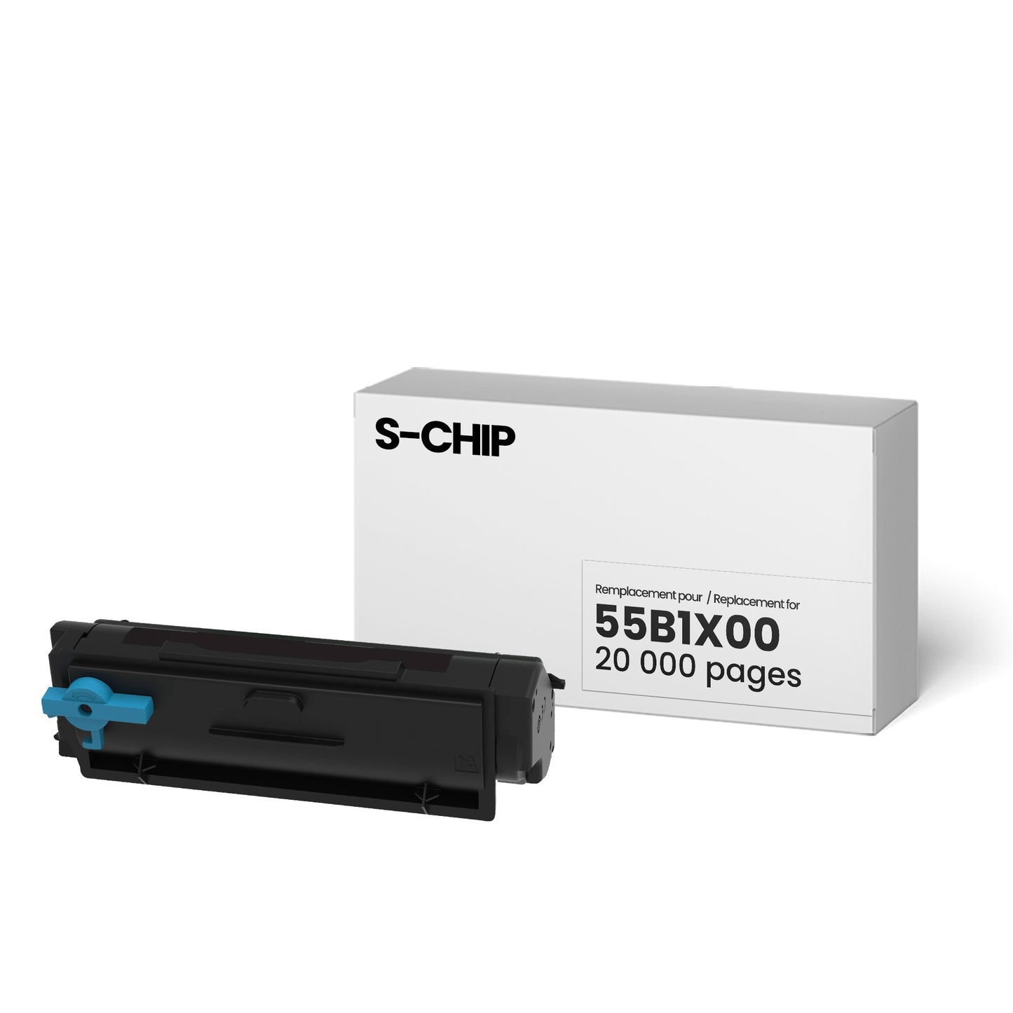 Lexmark 55B1X00 Reman White Label S-CHIP 20K