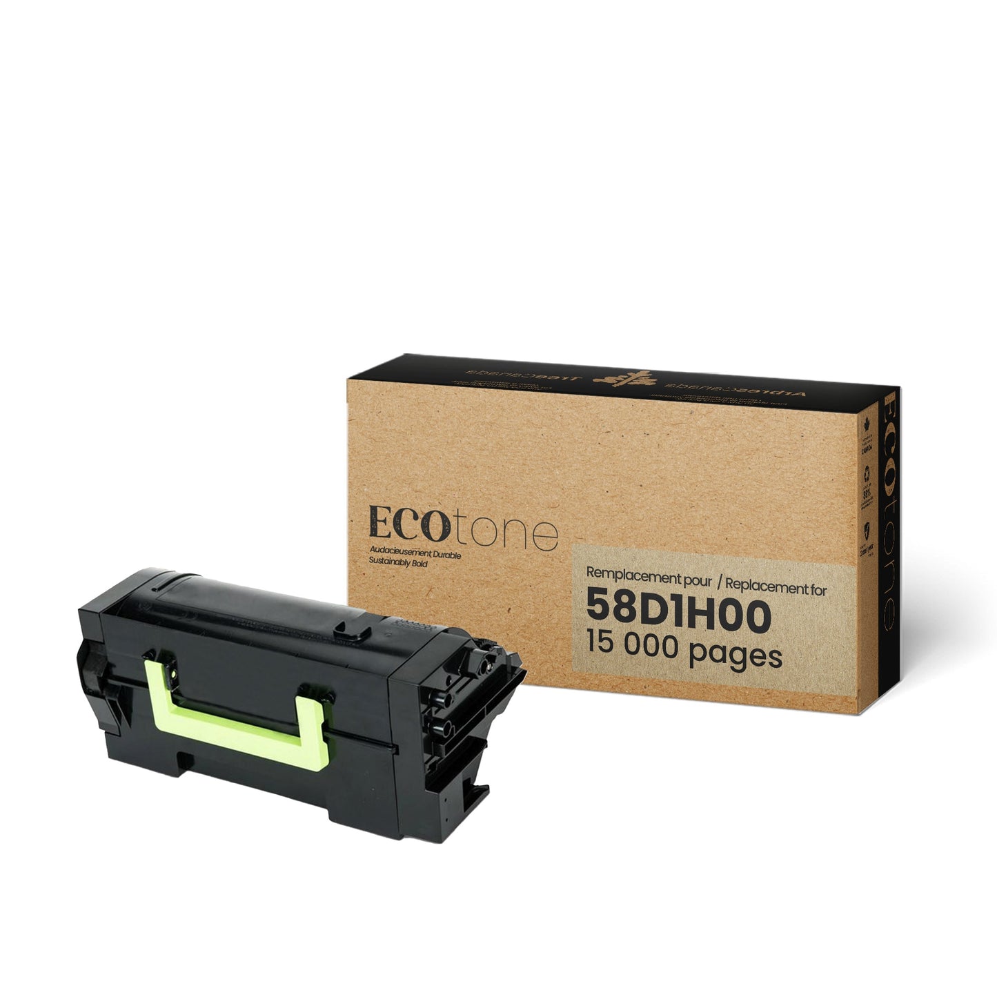 Lexmark 58D1H00 S-CHIP Reman Ecotone 15K