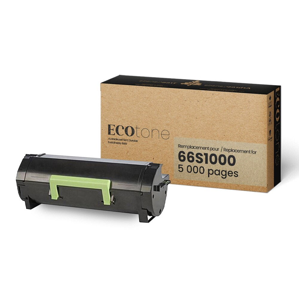 Lexmark 66S1000 Reman Ecotone Black 5K