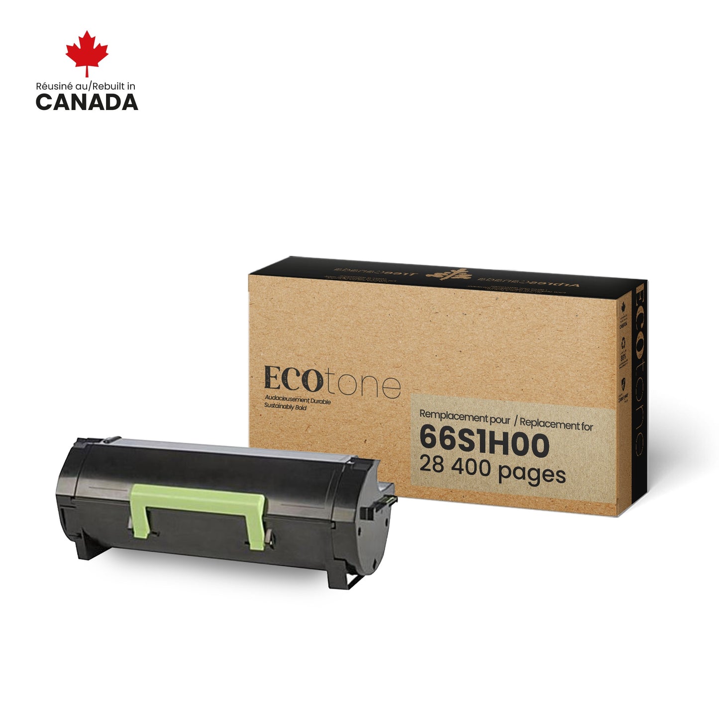 Lexmark 66S1H00 S-CHIP Reman Ecotone 28.4K