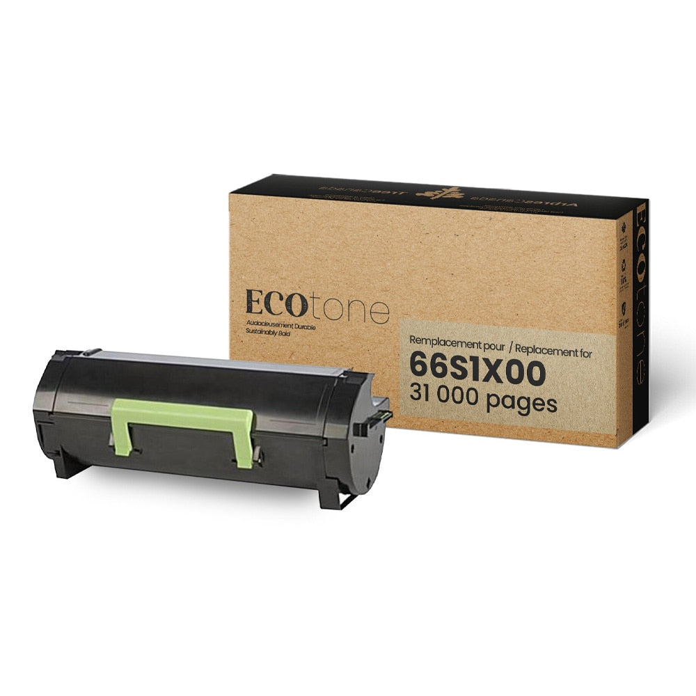 Lexmark 66S1X00 Reman Ecotone Black 31K