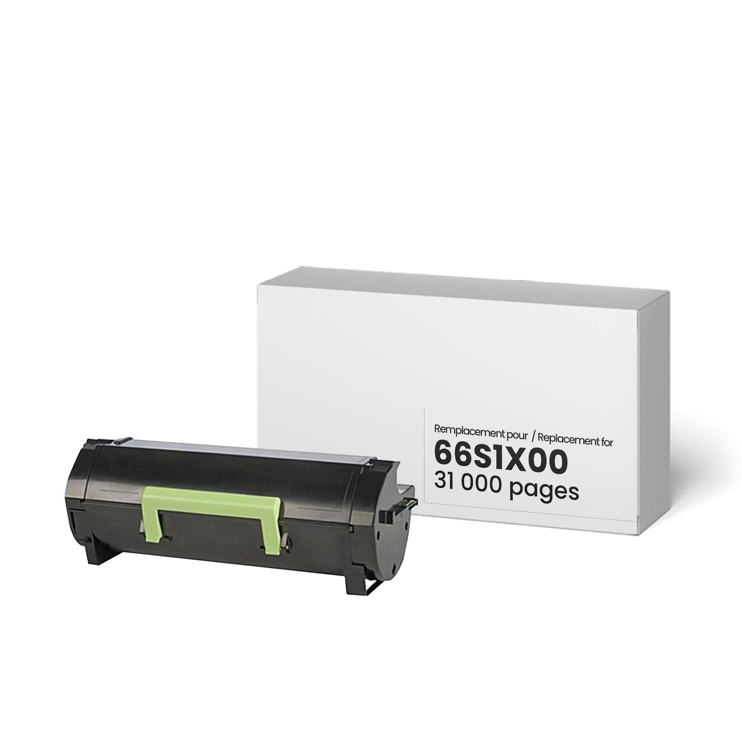 Lexmark 66S1X00 Reman White Label Black 31K