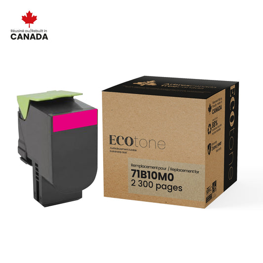 Lexmark 71B10M0 Reman Ecotone Magenta 2.3K