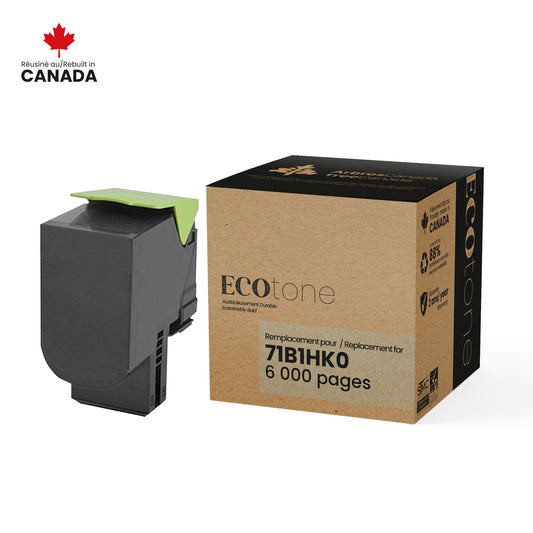 Lexmark 71B1HK0 Reman Ecotone Noir 6K