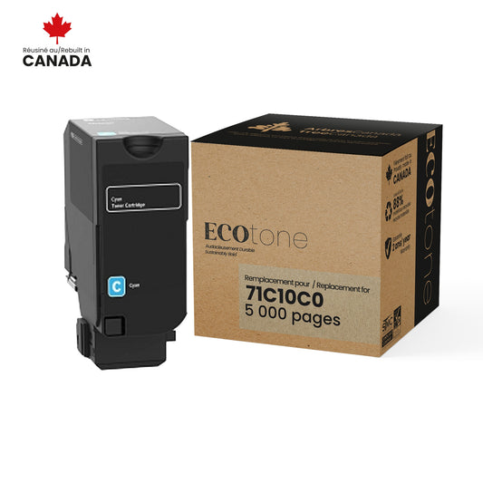 Lexmark 71C10C0 Reman Ecotone Cyan 5K