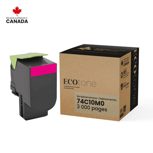 Lexmark 74C10M0 Reman Ecotone Magenta 3K