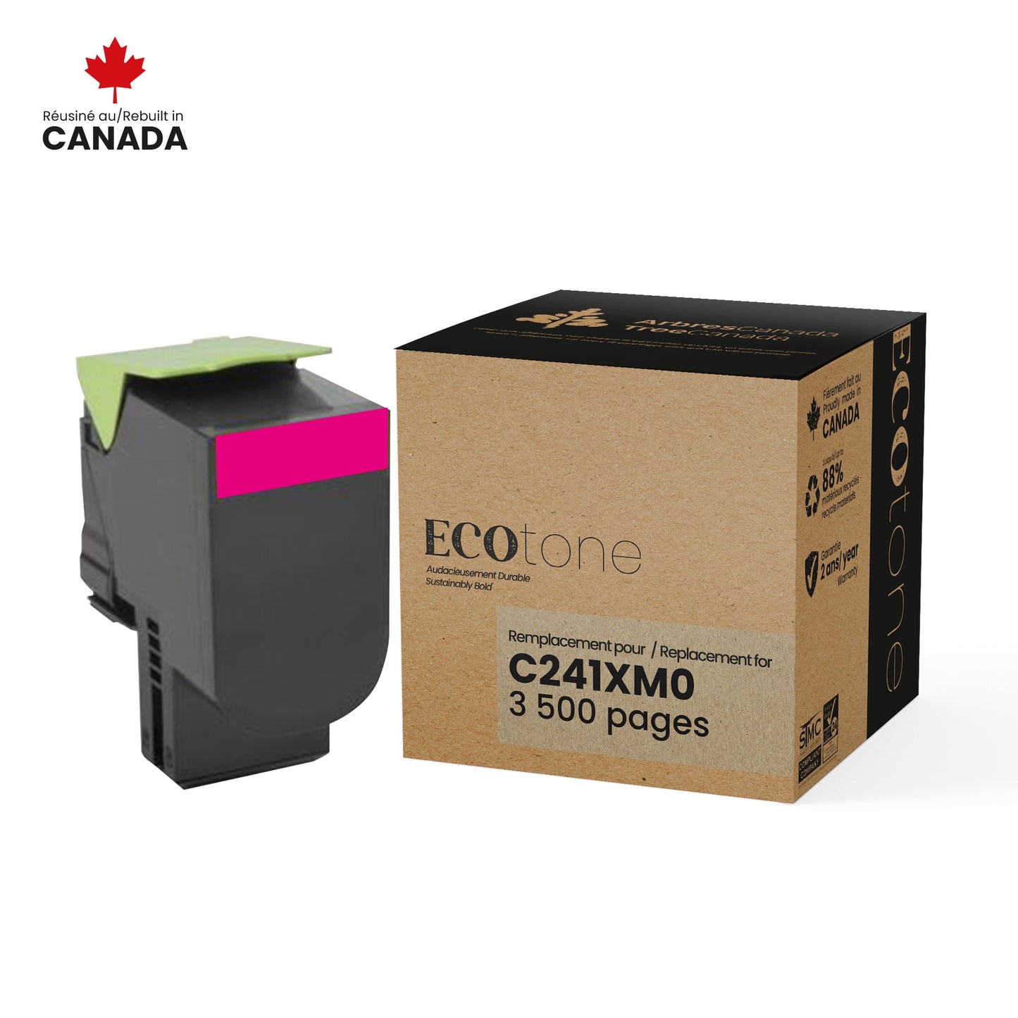 Lexmark C241XM0 Reman Ecotone Magenta 3.5K