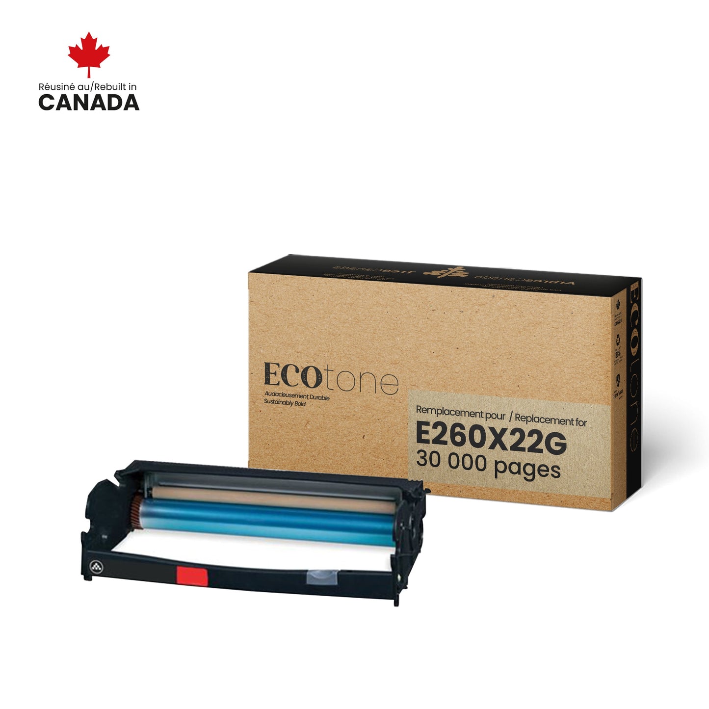 Lexmark E260X22G Drum Reman Ecotone 30K