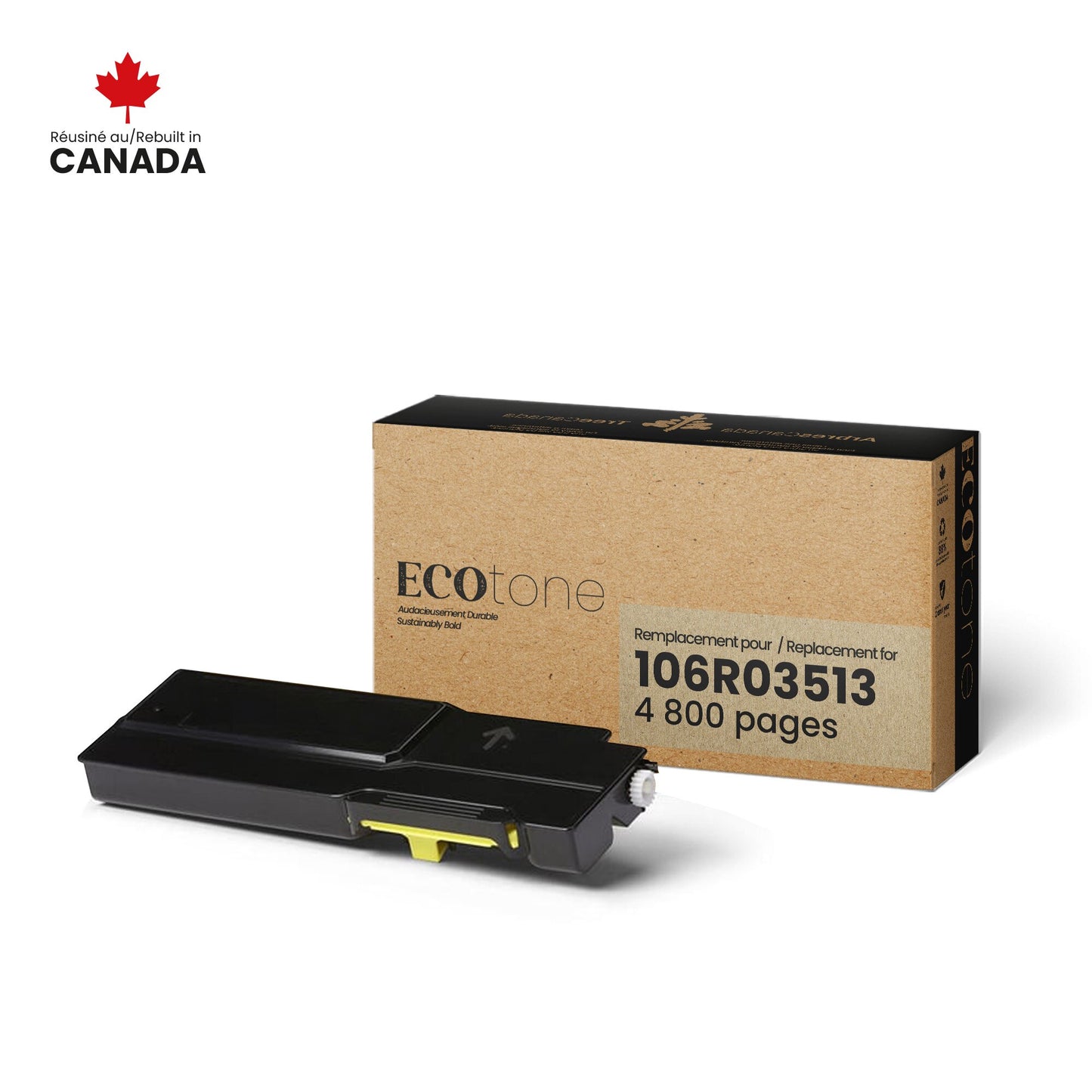 Xerox 106R03513 Reman Ecotone Yellow 4.8K