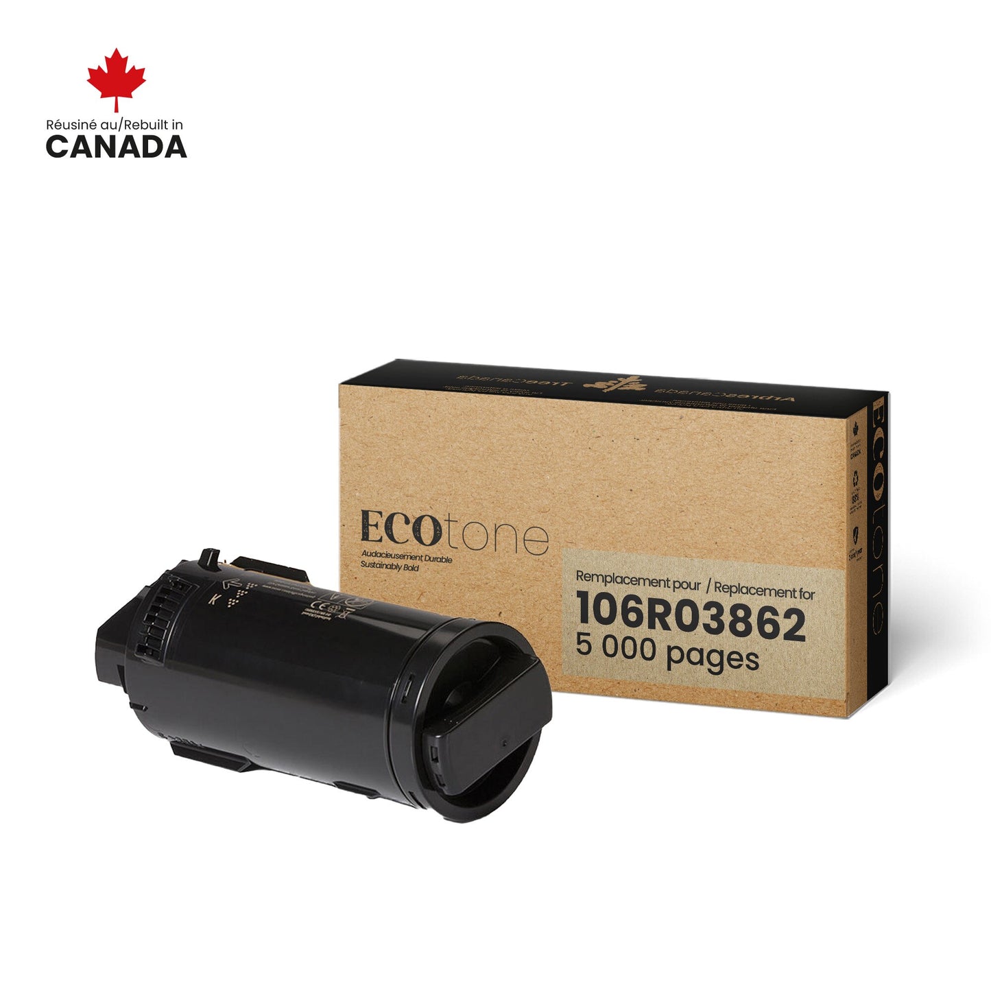 Xerox 106R03862 Reman Ecotone Black 5K