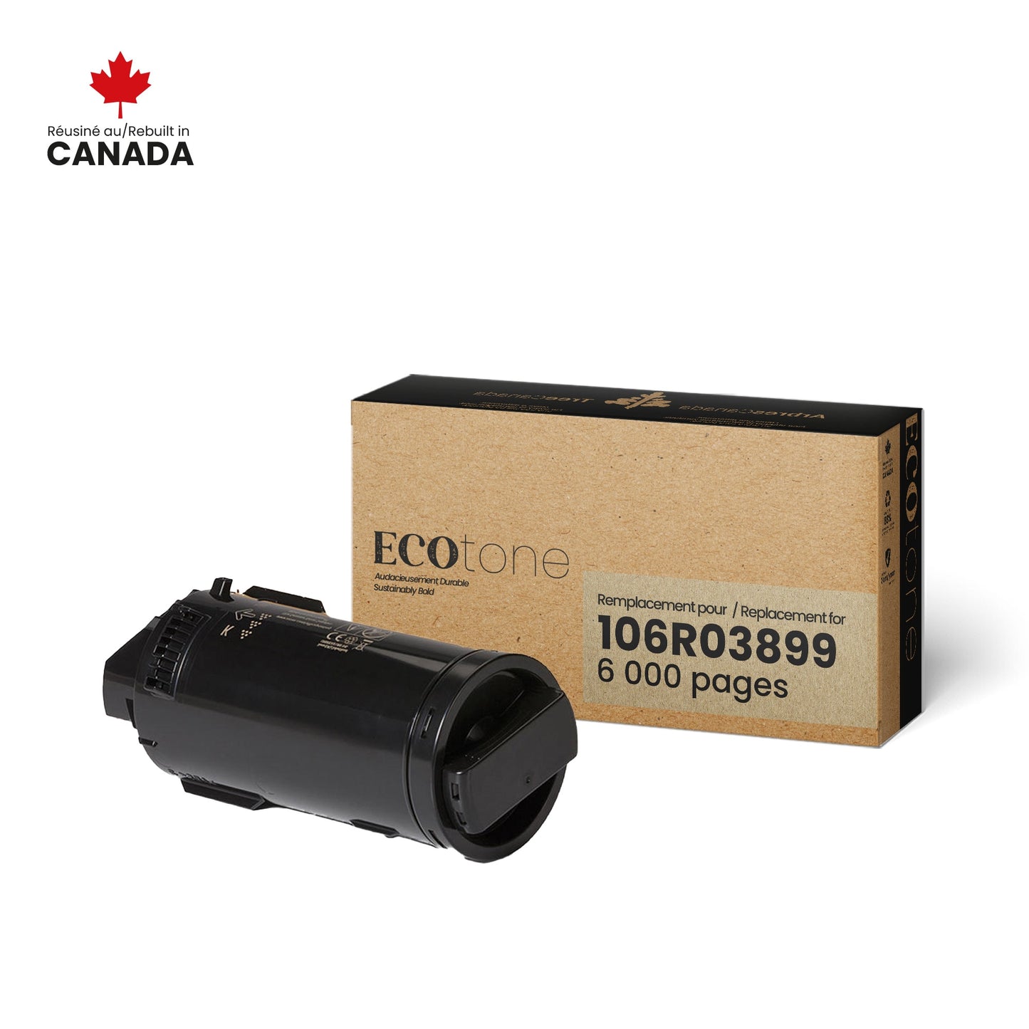 Xerox 106R03899 Reman Ecotone Black 6K