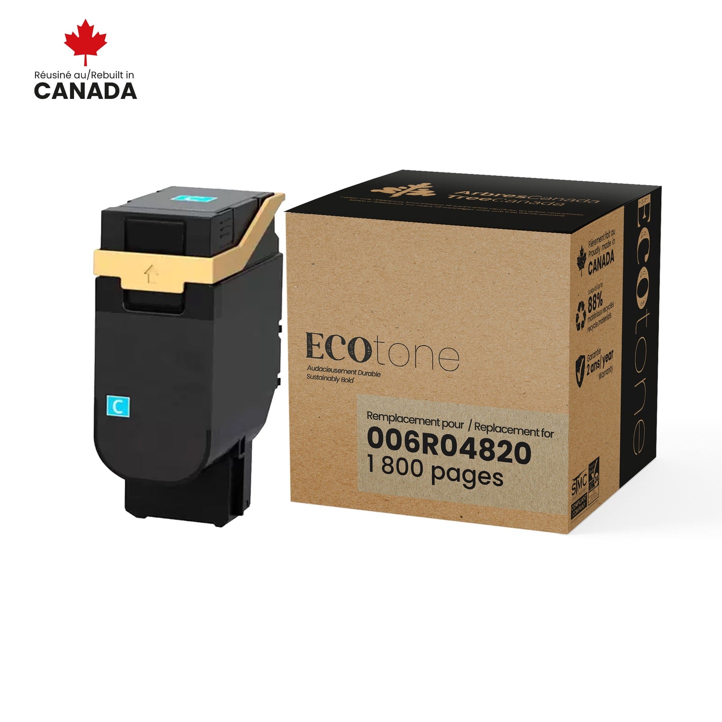 Xerox 006R04820 Reman Ecotone Cyan 1.8K
