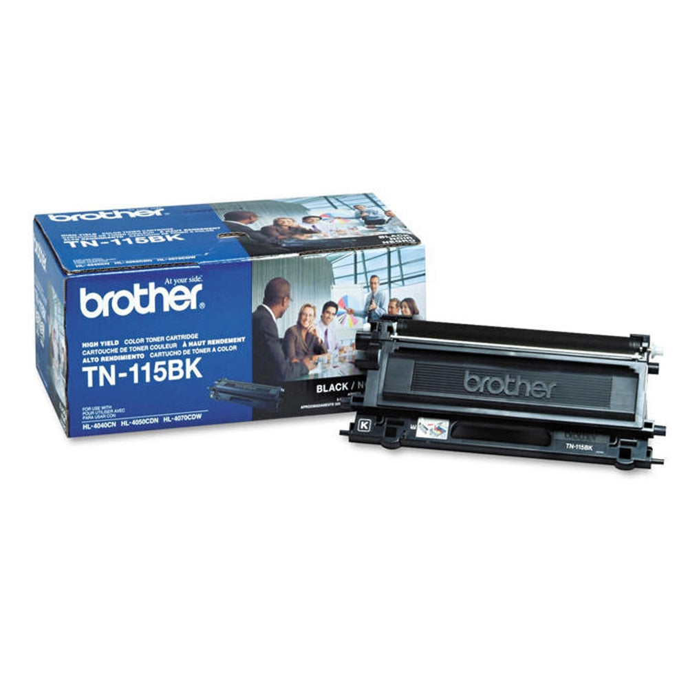 Brother TN-115BK OEM Black Toner Cartridge