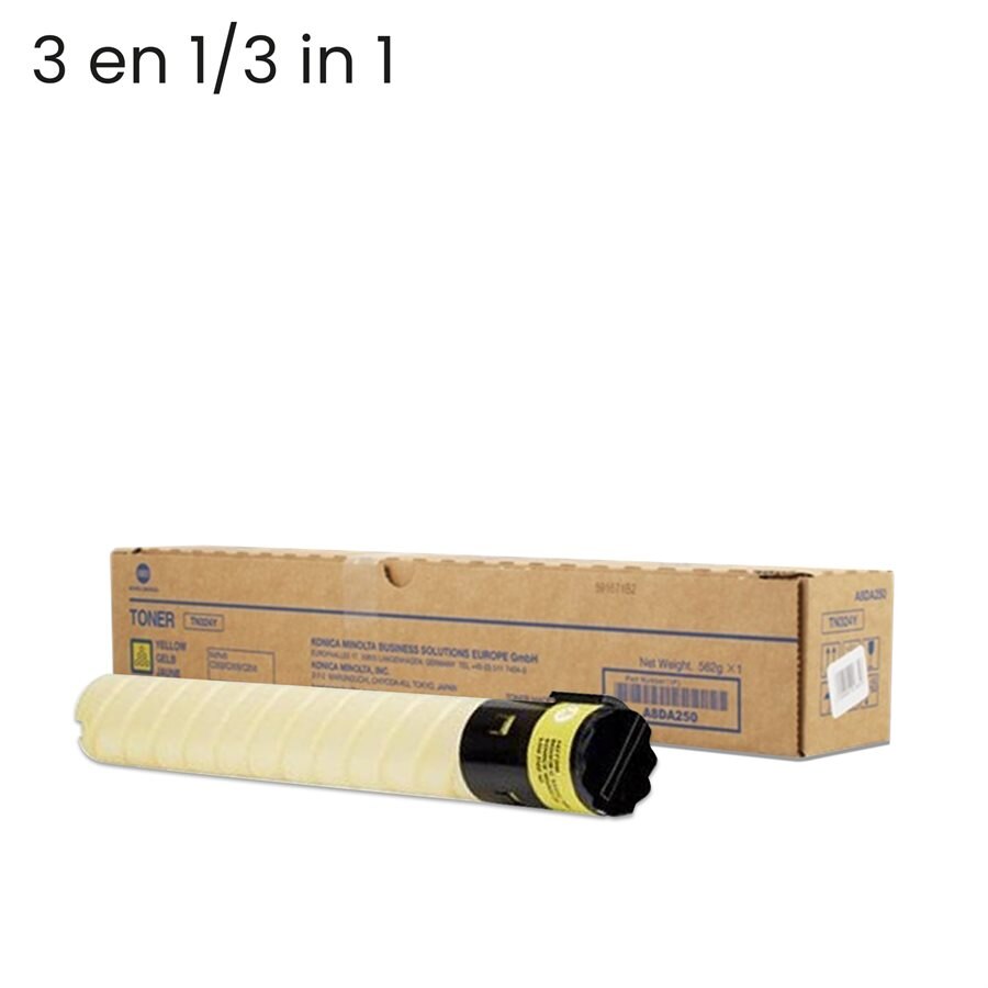 Konica Minolta TN-324Y (A8DA230) OEM Yellow Toner 26K