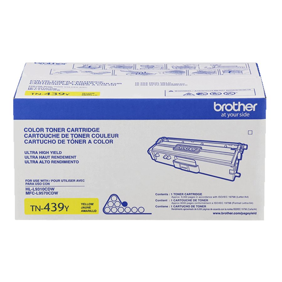 Brother TN439Y OEM Toner Yellow 9K