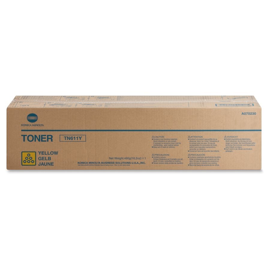 KM Bizhub C451/550/650 A070230 OEM Toner Yellow 27K