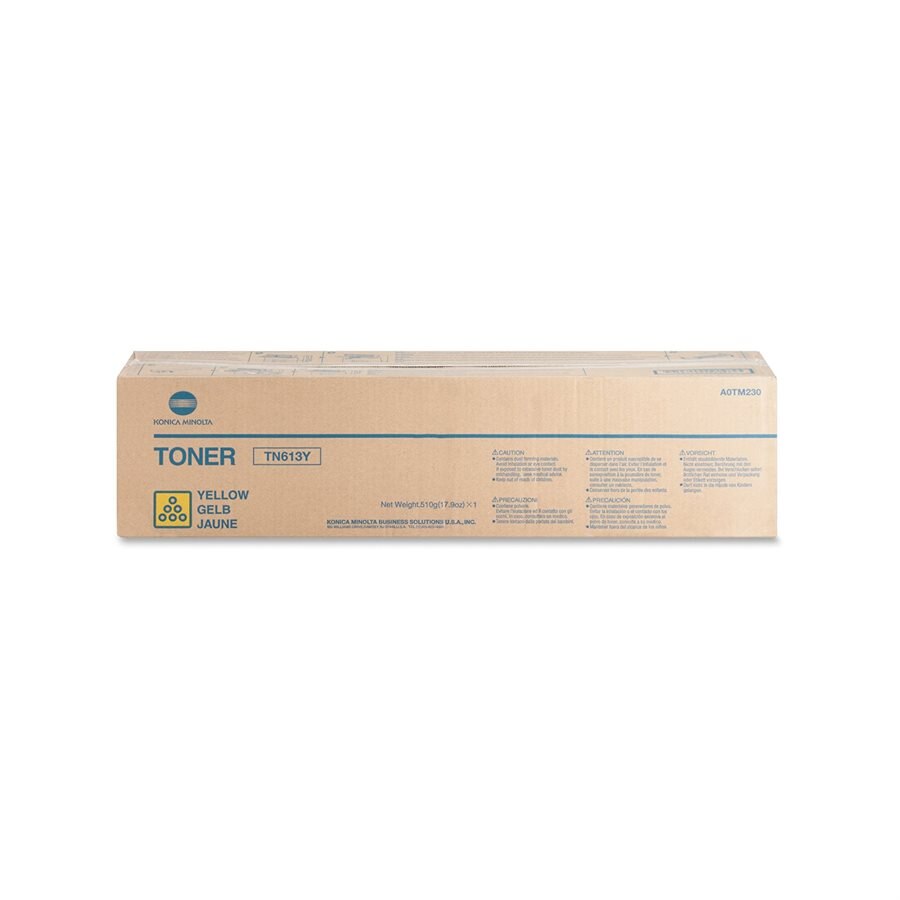 OEM Yellow Toner (TN613Y) Bizhub C452/552/652