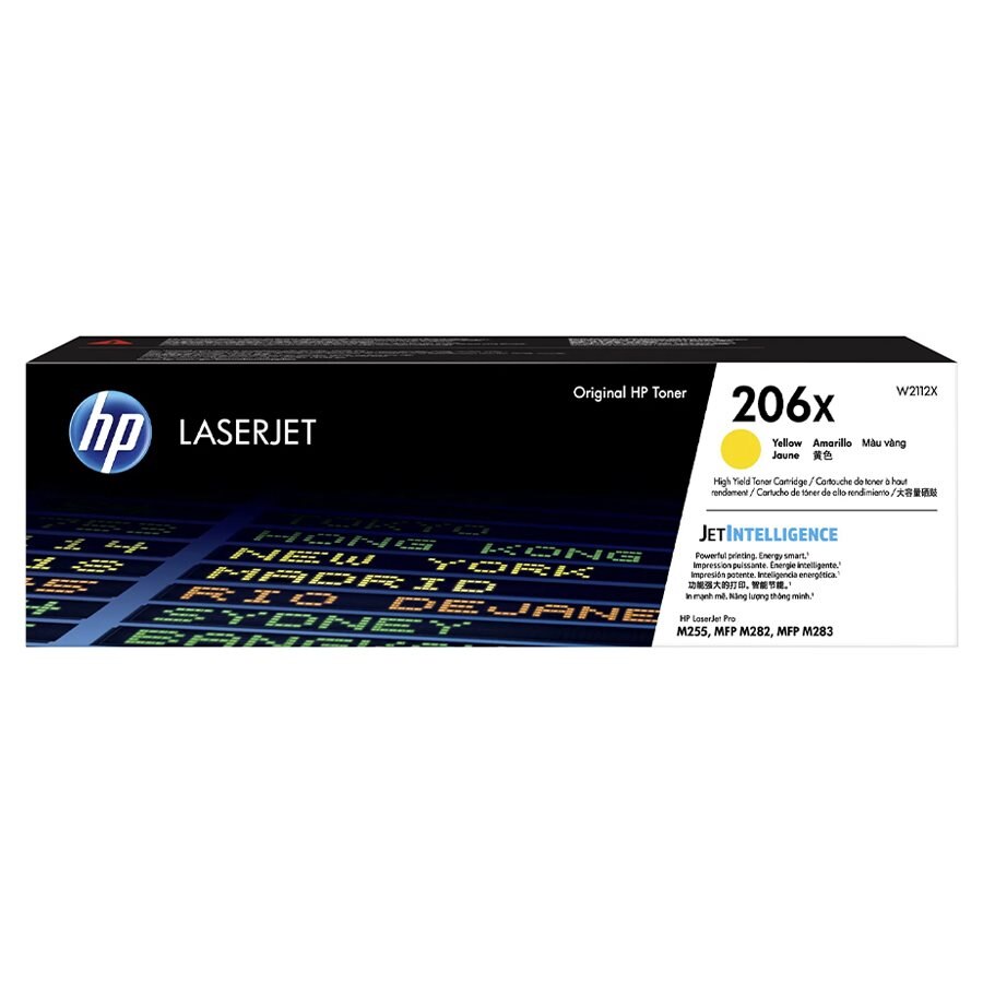 HP (206X) W2112X OEM Toner Cartridge Yellow 2.4K