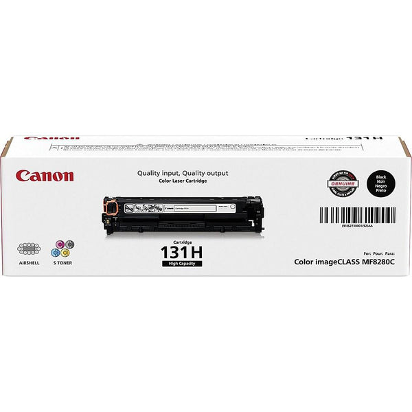 6273B001 - Cartouche laser originale pour Canon 131H BK - Noir - 2 400 pages à 5% de couverture de page - Kartouche Plus