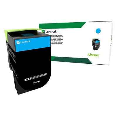 71B1HC0 - Cartouche laser originale pour Lexmark 71B1HC0 - Cyan - 3 500 pages à 5% de couverture de page - Kartouche Plus