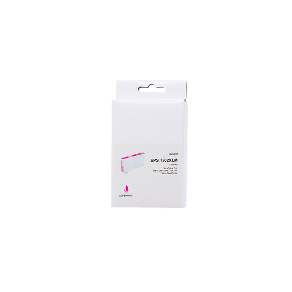 CT802XLM - Cartouche à jet d'encre compatible Epson T802XLM - Magenta - 1 900 pages à 5% de couverture de page - Kartouche Plus